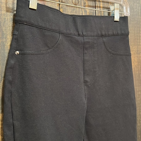 Spanx Pants S Black Skinny Ankle Shapewear Tummy Control High Waist Minimalist - Picture 2 of 11